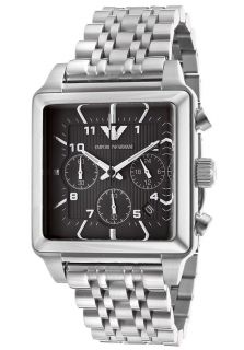 Emporio Armani AR1626  Watches,Mens Black Chronograph Dial Stainless steel, Chronograph Emporio Armani Quartz Watches