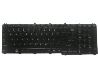 LotFancy New Glossy Black keyboard for Toshiba Satellite L675 S7018, L675 S7020, L675 S7044, L675 S7048, L675 S7051, L675 S7062 Laptop / Notebook US Layout: Computers & Accessories
