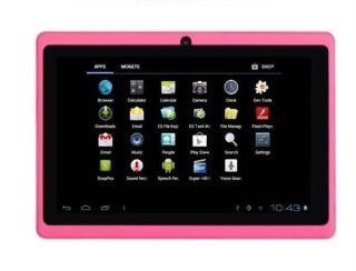 7" Android 4.0 ICS Capacitive Screen Camera Wifi Tablet Pc New 4gb Pink : Tablet Computers : Computers & Accessories