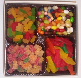 Scott's Cakes Large 4 Pack Swedish Fish, Assorted Jelly Beans, Gummie Bears, & Sour Gummie Bears : Gummy Candy : Grocery & Gourmet Food