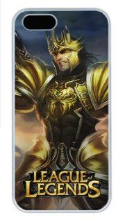 Jarvan IV, the Exemplar of Demacia league of legends design iPhone 5S Case, Hahashopping PC White Hard Shell Skin Cover for iPhone 5s: Cell Phones & Accessories