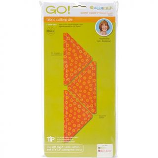 Go! Fabric Cutting Dies It Fits!   Quarter Square  4 Finished Triangle