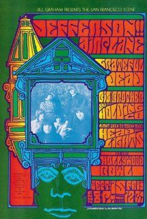 The Jefferson Airplane   The Grateful Dead   1967   Hollywood Bowl Concert Poster : Prints : Everything Else