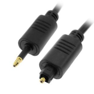 Optical Toslink to Toslink Mini Fiber Optic Gold Plated Digital Cable   12 feet: Electronics