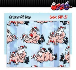 Mr And Mrs Santa Having Sex Gift Wrap Health & Personal Care