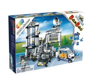 BanBao Civil Services Large Set Police Station    685 Pieces: Toys & Games