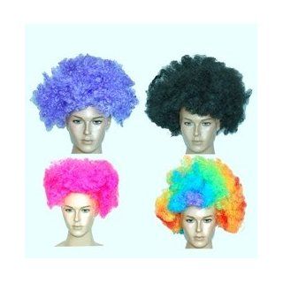 Fashion Afro Curl Halloween Party Cosplay Hair Wig (Randon in color): Costume Wigs: Clothing