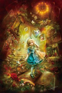 Appleone Jigsaw Puzzle 1000 689 Alice in Wonderland (1000 Pieces): Toys & Games