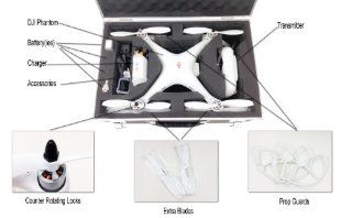 DJI Phantom Quadcopter for GoPro Fully installed with Aluminum Case + prop guard with instruction manual : Camera And Photography Products : Camera & Photo