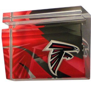 NFL Atlanta Falcons Crystal Business Card Holder Sports & Outdoors
