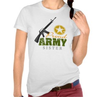 Proud Army Sister Tshirts