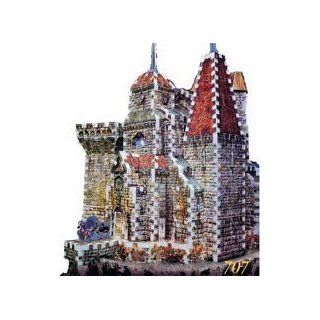 Dracula's Castle, 707 Piece 3D Jigsaw Puzzle Made by Wrebbit Puzz 3D: Toys & Games