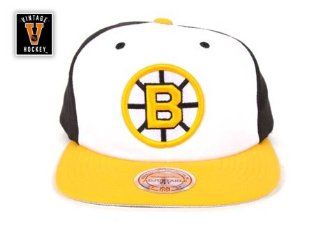 Boston Bruins Vintage Snapback Adjustable Plastic Snap Strap Back Hat / Cap  Apparel Accessories  Sports & Outdoors