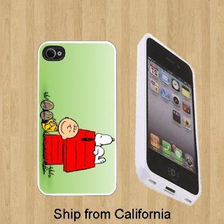 Snoopy Sleeping Custom Case/Cover FOR Apple iPhone 5** WHITE** Rubber Case ( Ship From CA ): Cell Phones & Accessories