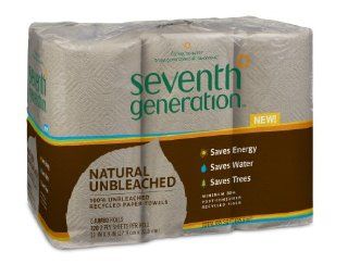 Seventh Generation Unbleached Paper Towels Roll, 6 Count (Pack of 4): Health & Personal Care