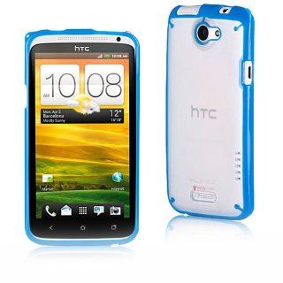 [Momax Product] Brand New Blue Pro TPU Dual Tone Protection Guard Back Rear Case Cover For HTC One X XL: Cell Phones & Accessories