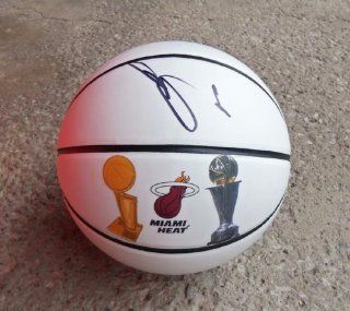 Miami Heat MVP LEBRON JAMES Signed Autographed Logo Basketball COA at 's Sports Collectibles Store