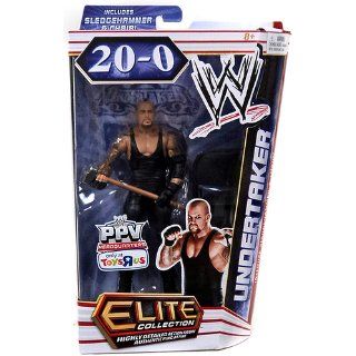 Mattel WWE Wrestling Elite Exclusive 20 0 Action Figure Undertaker: Toys & Games