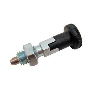 GN 717 Series Steel Lock Out Type Metric Size Indexing Plunger with Pull Knob, with Lock Nut, M12 x 1.75mm Thread Size, 24mm Thread Length: Metalworking Workholding: Industrial & Scientific