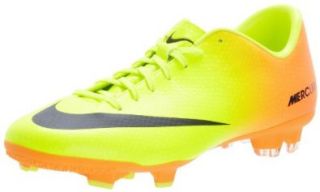 Mens Nike Mercurial Victory IV FG Soccer Cleat Volt/Bright Citrus/Black Size 10.5: Shoes
