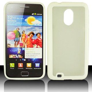 Frosted Clear White Hard Cover Case for Samsung Galaxy S2 S II Sprint Boost Virgin SPH D710 Epic Touch 4G: Cell Phones & Accessories