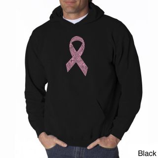 Los Angeles Pop Art Mens Breast Cancer Ribbon Sweatshirt