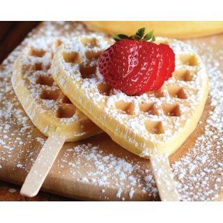 Babycakes Nonstick Waffle Maker Makes 4 Heart Waffles on Sticks: Electric Waffle Irons: Kitchen & Dining