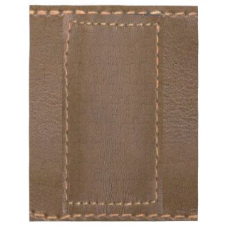 Vintage LEATHER Look Print Finish : Template Puzzle