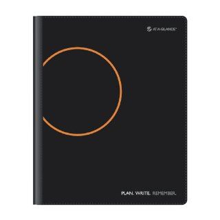 AT A GLANCE Monthly Planner & Notebook, Black : Appointment Books And Planners : Office Products