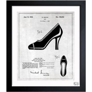 Oliver Gal Iconic Design for a Shoe 1936 Framed Graphic Art 1B00306_15x18/1B0