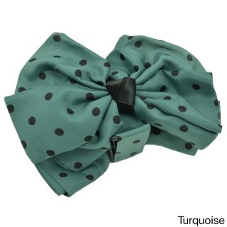 Kate Marie Kate Marie Wanda Polka Dot Pinch clip Bow Green Size One Size Fits Most