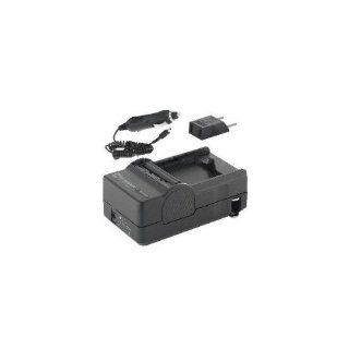 Mini Battery Charger Kit for Canon BP 718 and BP 727 Batteries   Fold in Wall Plug (Car & EU Adapters Included) : Digital Camera Batteries : Camera & Photo