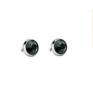 316L Internally Threaded Surgical Steel 3mm Black Gem Set Flat Bottom Dome for Dermal Anchors   16G   Sold as a Pair: Body Piercing Rings: Jewelry