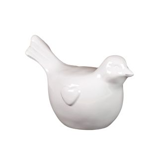 White Ceramic Bird