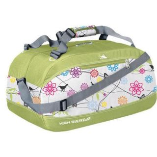 High Sierra 24in Pack n go Duffel Birds On A Wire/leaf Green