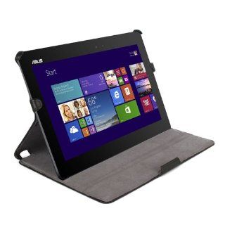 Premium Leather Cover Sleeve Case with Multi angle Smart Stand and Secure Closure for Asus Transformer Book T100TA Tablet: Computers & Accessories