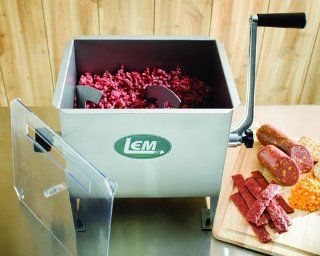 LEM 733A 25 lb. Manual or Motorized Meat Mixer: Kitchen & Dining