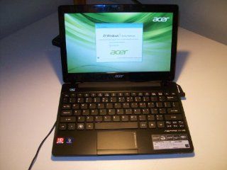 Acer Aspire One 725 AO725 0488 11.6 LED Netbook AMD C 60 1 GHz 4GB DDR3 320GB HDD AMD Radeon HD 6290 Windows 7 Home Premium: Computers & Accessories