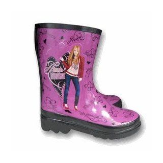Disney Hannah Montana Rain Boots   Girl's Fashion Raingear (11/12) Toys & Games