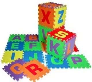 Alphabet 12 Inch Puzzle Mats for Children: Toys & Games