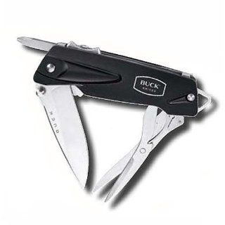 Buck 735 X Tract Essential One Handed Operating Streamlined Multi Tool (Black) : Folding Camping Knives : Sports & Outdoors