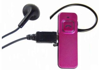 Ecsem Mini Wireless Stereo Bluetooth Headsets Microphone for Iphone 4S 5, Ipad 2 3 4 New iPad, Ipod, Android, Samsung Galaxy, Smart Phones Bluetooth Devices IN Pink: Cell Phones & Accessories