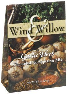 Wind & Willow Garlic Herb Cheeseball, 1.2 Ounce Boxes : Cheese Balls : Grocery & Gourmet Food