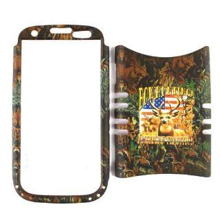 Cell Armor I747 RSNAP WFL037 Rocker Snap On Case for Samsung Galaxy S3 I747   Retail Packaging   Hunter Series with Deer and US: Cell Phones & Accessories