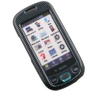 Crystal Hard Cover with CARBON FIBER Design Case for Samsung Highlight SGH T749 T Mobile + Swivel Belt Clip [WCM441]: Cell Phones & Accessories