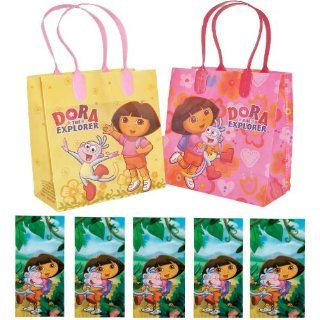 Dora Party Favor Goodie Small Gift Bags 12 and 16 Treat Bags: Toys & Games