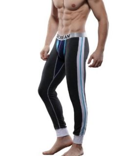 SEOBEAN Mens Long John Thermal Underwear Cotton Pants 5 Colors (XL, 2169[Gray]) at  Mens Clothing store Thermal Underwear Bottoms