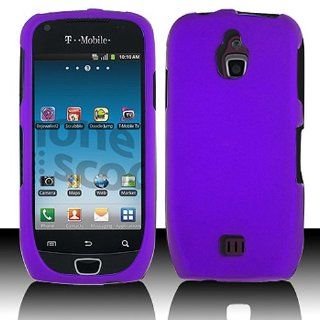 Purple Hard Cover Case for Samsung Exhibit 4G SGH T759: Cell Phones & Accessories