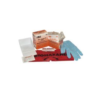 Pac Kit 21 760 22 Piece Bloodborne Pathogen Spill Cleanup Pack: Body Fluid Kit: Industrial & Scientific