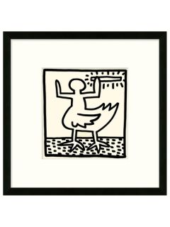 Duck by Keith Haring (Framed) by Artemis Prints